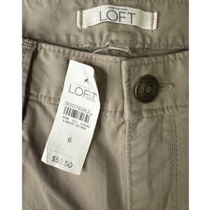 Ann Taylor LOFT Pants – Size 6 – Khaki Beige Bootcut – NWT – MSRP $59.50